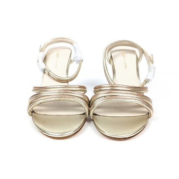 Koko + Palenki Multi Metallic Double Strap Odin Heels Size 7 - Picture 3 of 9